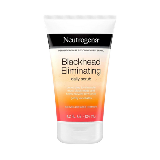 Neutrogena Blackhead Eliminating Daily Facial Scrub With Salicylic Acid Acne Medicine, Exfoliating Face Wash for Blackheads, 4.2 oz