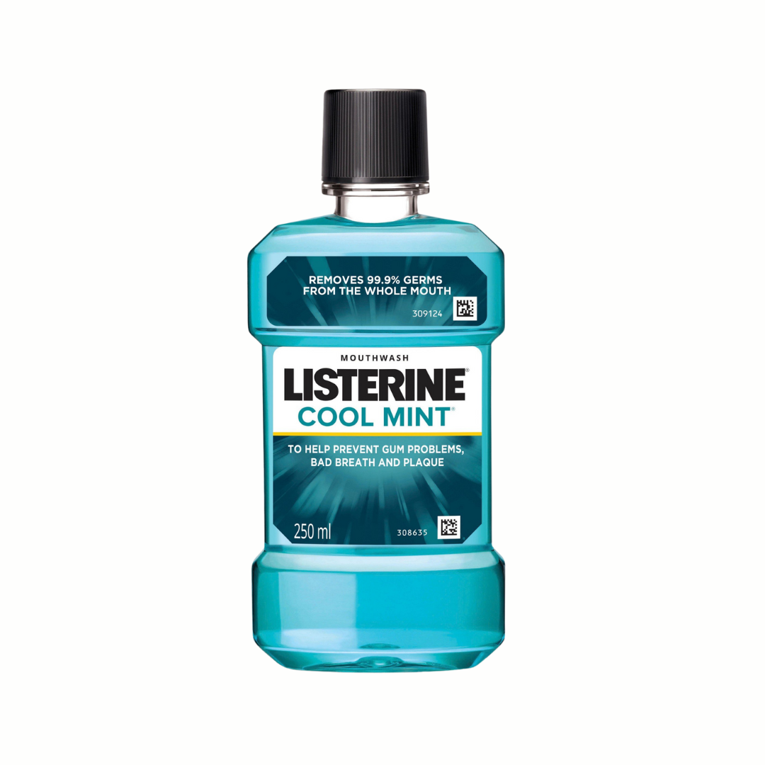 Listerine Mouthwash, Cool Mint, 250ml